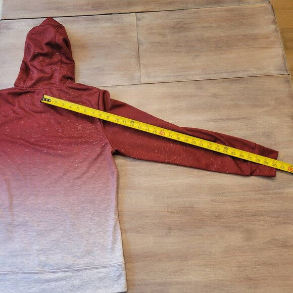 Indiana University Hoosiers Red /White Hoodie Sweatshirt Men's Medium IU Logo - Picture 8 of 9